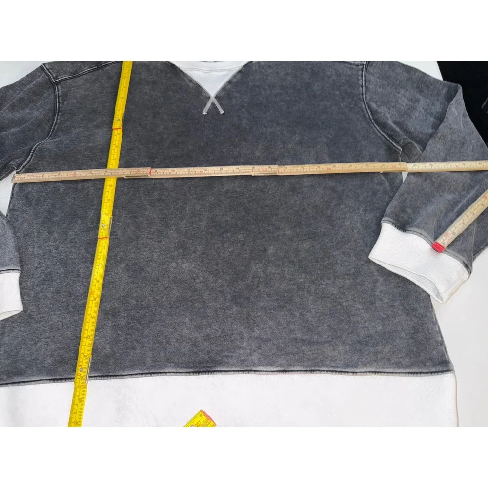 White‎ Birch Mineral Wash Sweatshirt Womens Large Charcoal Grey Cotton T10903XL